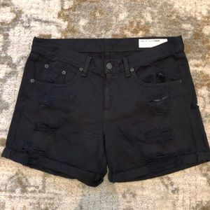 Rag & Bone Distressed Boyfriend Shorts